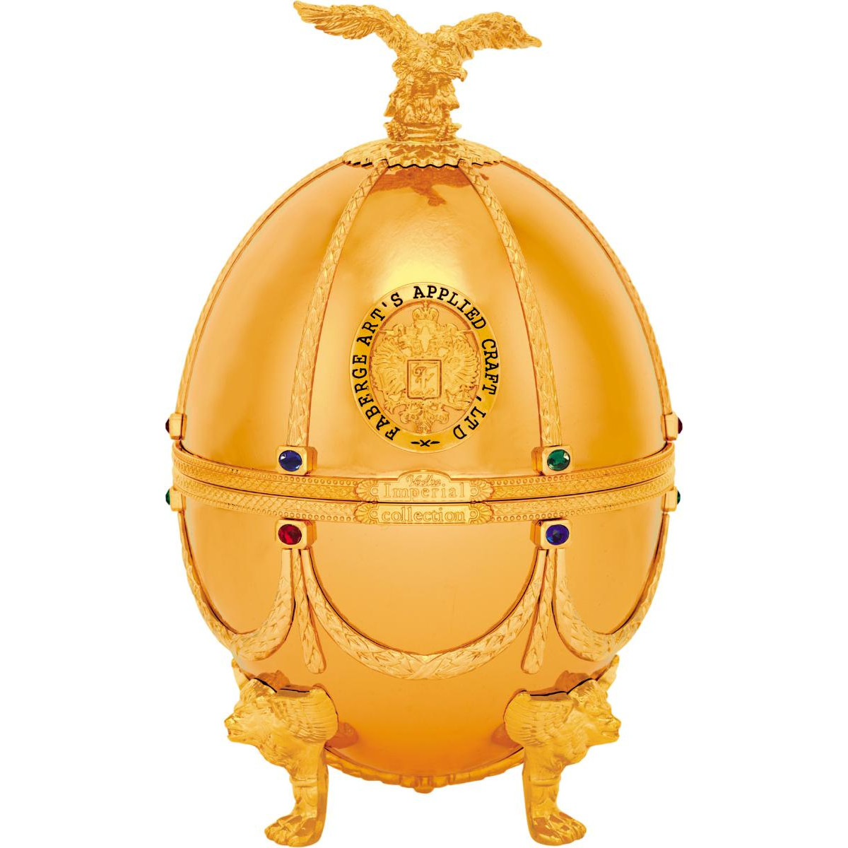 Императорская коллекция Графин Яйцо (золото) в дерев.п/у — фото 2