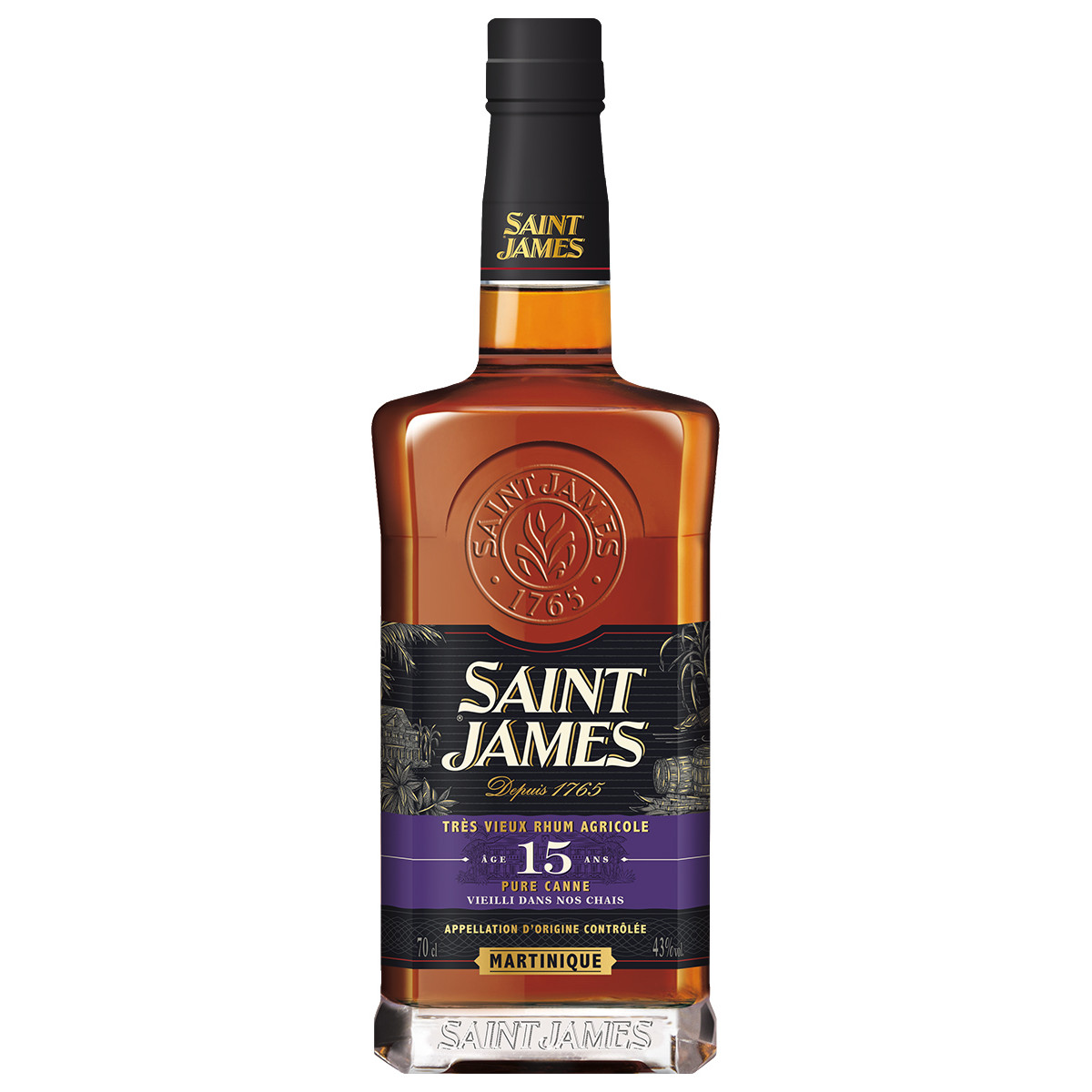 Сент Джеймс Агриколь Тре Вьё 15 лет Мартиника АОС п/у — фото 1