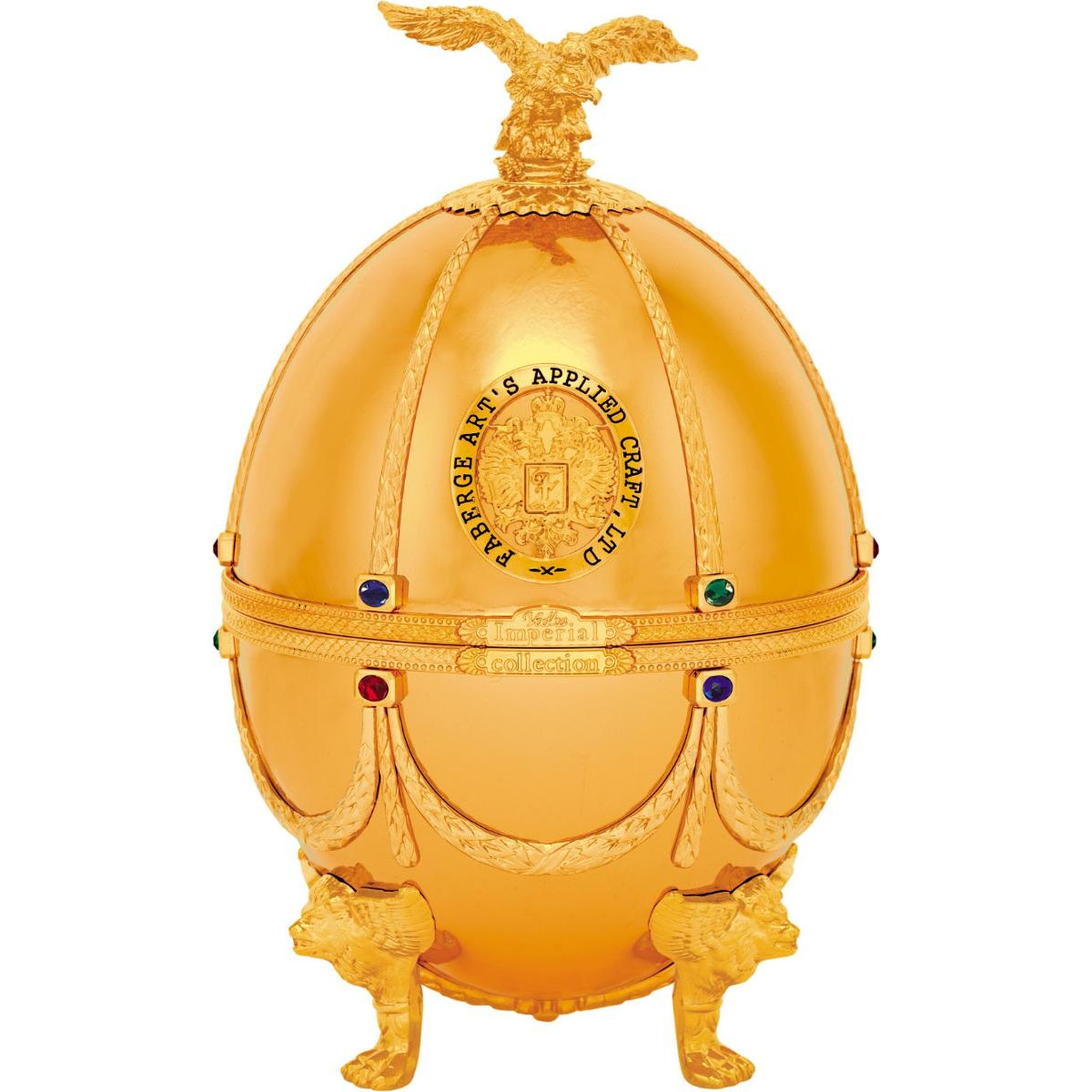 Императорская коллекция Графин Яйцо (золото) в бархат.п/у — фото 1