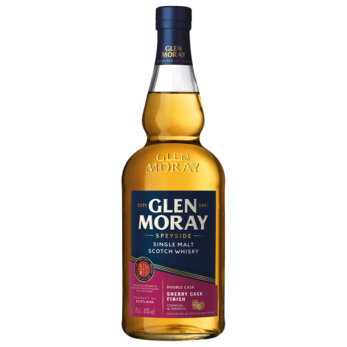 Виски Глен Морей Сингл Молт Шерри Каск Финиш п/у (нов.диз) — фото 2