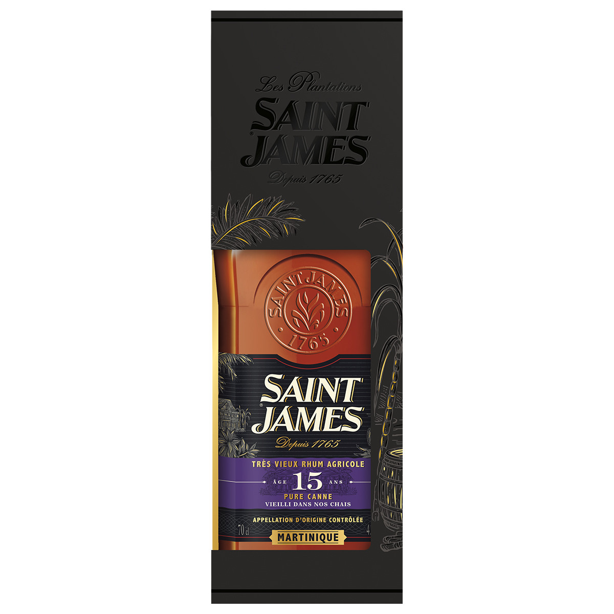 Сент Джеймс Агриколь Тре Вьё 15 лет Мартиника АОС п/у — фото 2