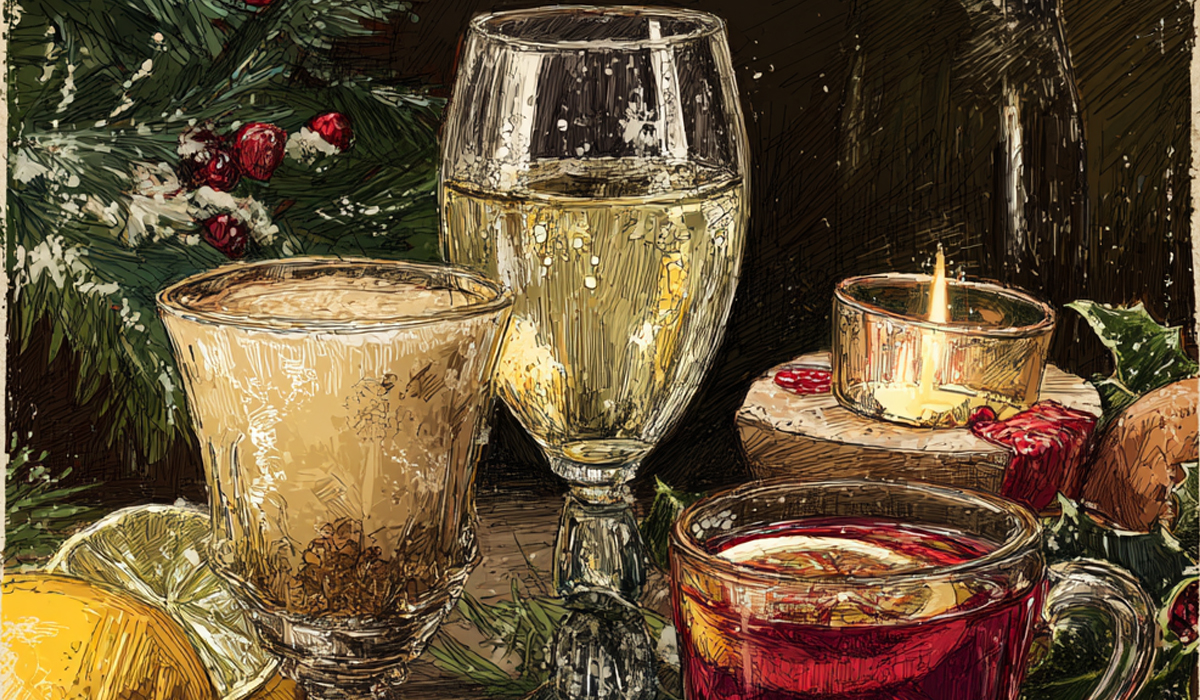 Новогодние традиции потребления крепких напитков в разных странах