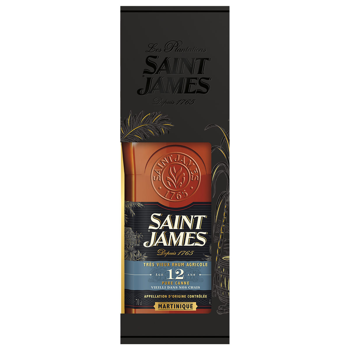Сент Джеймс Агриколь Тре Вьё 12 лет Мартиника АОС п/у — фото 2