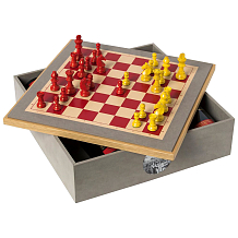 Шато Ла Грас Дьё де Приёр Арт Рюс Сент-Эмильон Гран Крю 2014 в шахматном ящике (Набор из 6 бут)