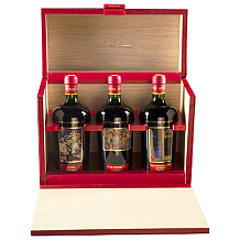 Шато Ла Грас Дьё де Приёр Арт Рюс Сент-Эмильон Гран Крю 2016 в кожаном кейсе (Набор из 3 бут)