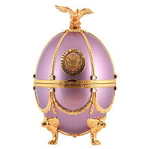 Императорская коллекция Графин Яйцо (сиреневого цвета) в бархат.п/у