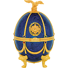 Императорская коллекция Графин Яйцо (сапфир) в бархат.п/у