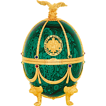 Императорская коллекция Графин Яйцо (изумруд) в бархат.п/у